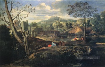  nicolas - Idéal Paysage classique peintre Nicolas Poussin